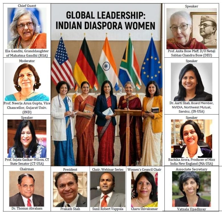 GOPIO Organizers and Speakers at the Webinar Celebrating Intl Women's Day1