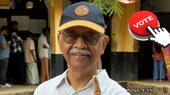GNN George Abraham Returns to Vote in Kerala Assembly Elections