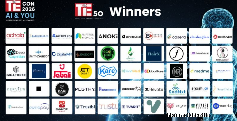 GNN TiE50 Awards 2026 Spotlight 50 Emerging Startups in AI Healthcare and Deep Tech