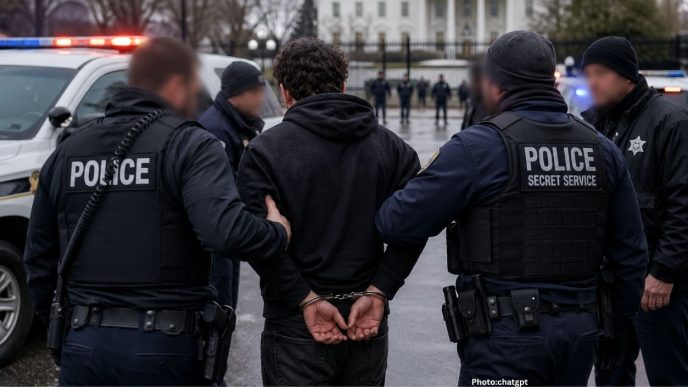 Photo Gunman Apprehended Near White House Correspondents' Dinner at Washington Hilton