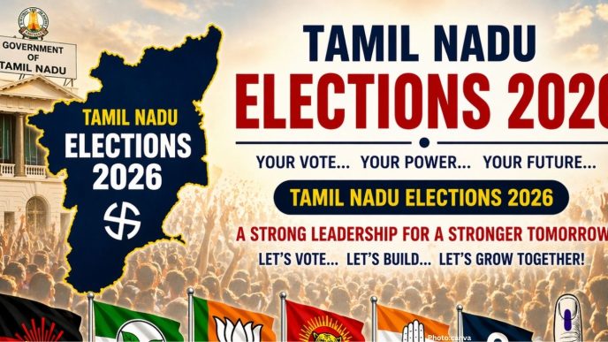 Photo Tamil Nadu Assembly Elections 2026 Witnesses Historic Voter Turnout of 84 69%