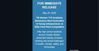 TiE Boston TYE Academy Showcases Next Generation of Young Entrepreneurs at 2026 Final Pitch Competition