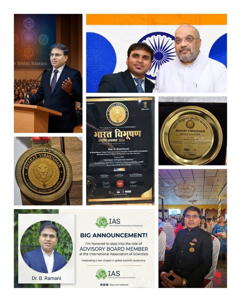 Dr Bimal Ramani Honored with Bharat Vibhushan – Lifetime Achievers Award 2026