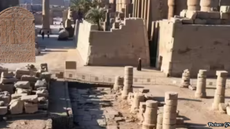 Excavation at Karnak Temple Reveals Roman Emperor Tiberius Depicted in Pharaonic Style