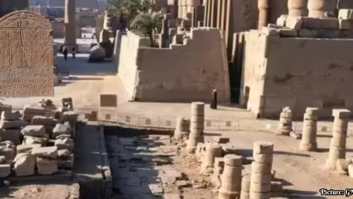 Excavation at Karnak Temple Reveals Roman Emperor Tiberius Depicted in Pharaonic Style
