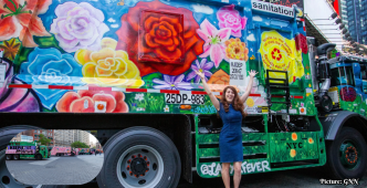 New York City Unveils Murals Celebrating Sanitation Workers on Garbage Trucks