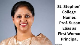 Historic Appointment: St. Stephen’s College Names Prof. Susan Elias as First Woman Principal