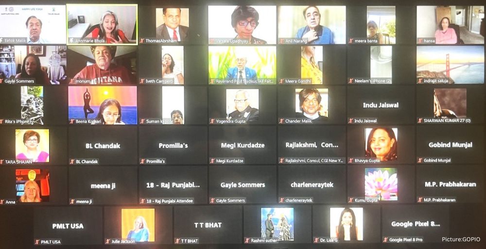 GOPIO and Indian Consulate Mark International Day of Yoga 2026 With Global Virtual Wellness Event
