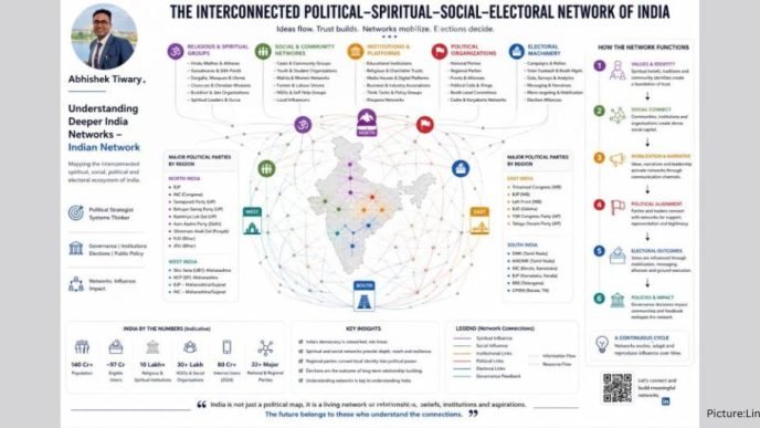 Political Analyst Abhishek Tiwary Calls for Network Science Approach to Understanding Indian Politics