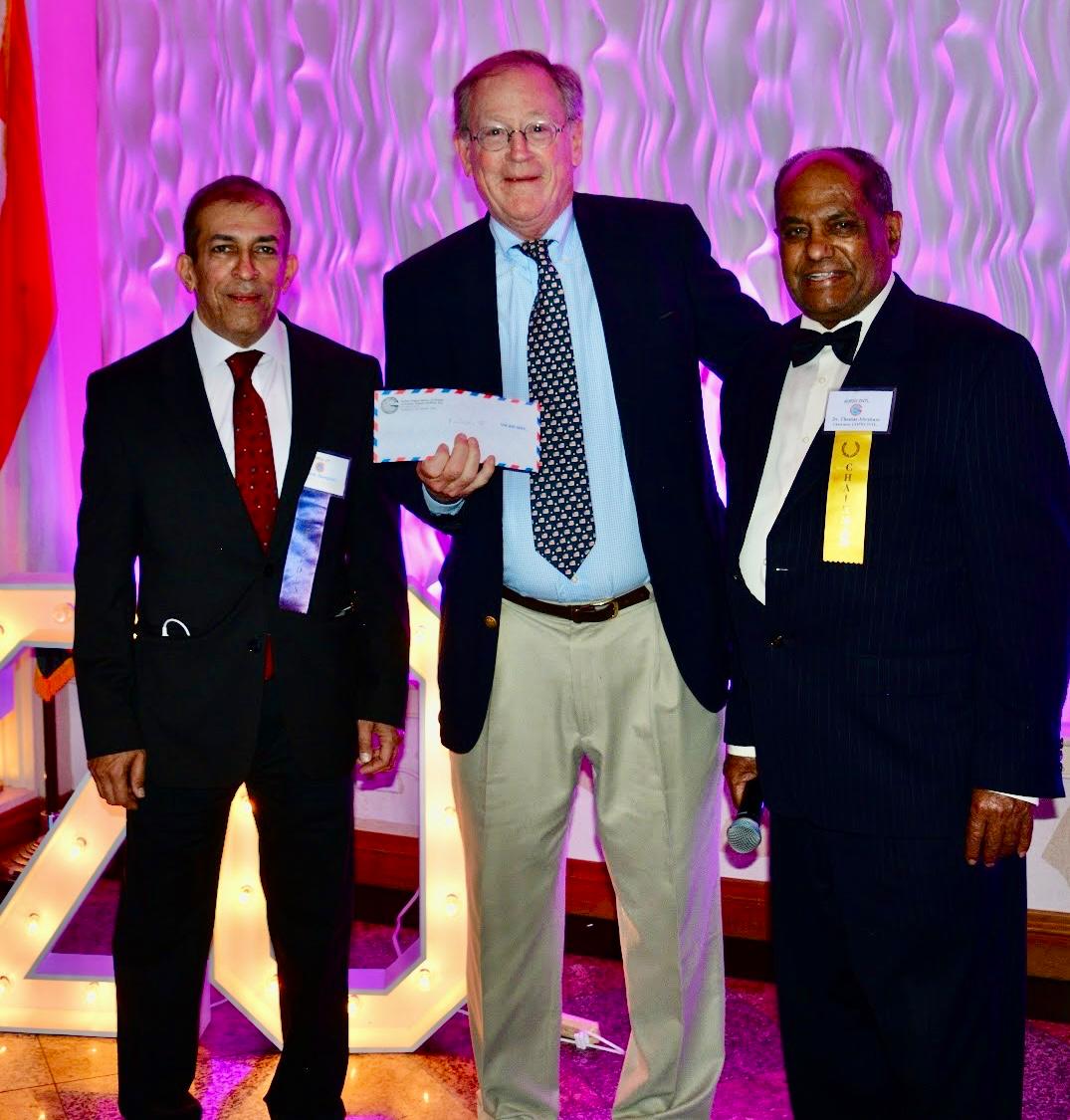 GOPIO CT leaders present $25 000 each to Future 5 and Children’s Learning Center of Fairfield 2