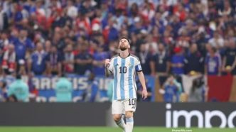 Lionel Messi Scores in Fifth World Cup, Leading Argentina Against Algeria