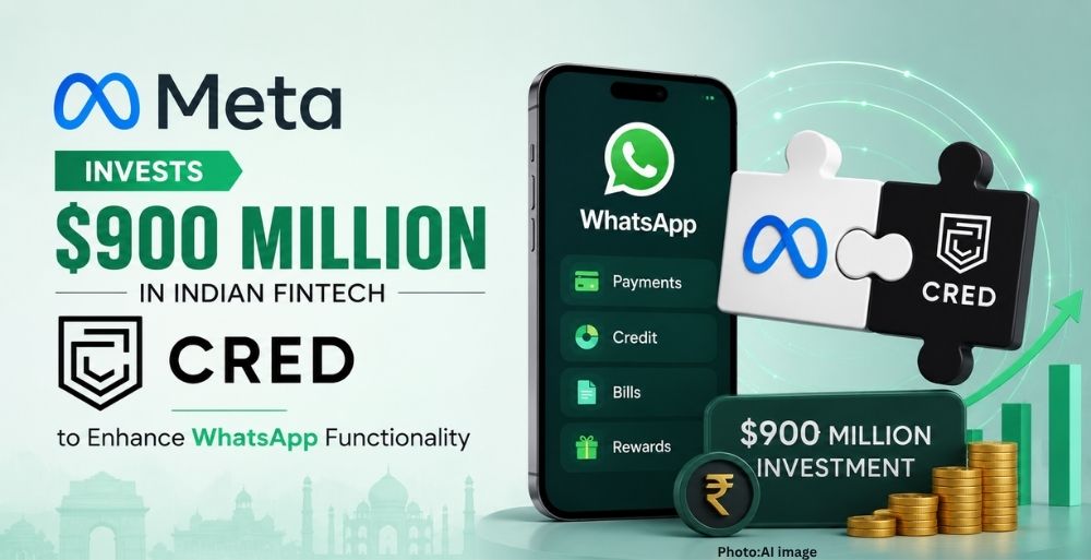 Meta Invests $900 Million in Indian Fintech Cred to Enhance WhatsApp Functionality