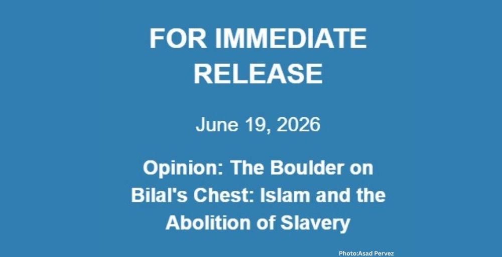 Opinion: The Boulder on Bilal's Chest: Islam and the Abolition of Slavery