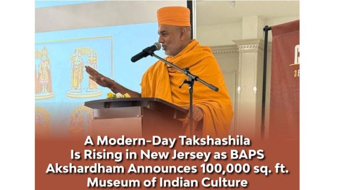 Planned Indian Heritage Museum at New Jersey's Akshardham to Showcase 10,000 Years of Culture