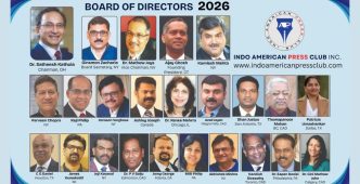 Indo-American Press Club (IAPC) Announces 2026 Board of Directors