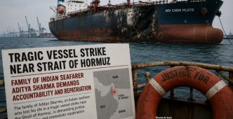 Tragic Vessel Strike Near Strait of Hormuz: Family of Indian Seafarer Aditya Sharma Demands Accountability and Repatriation
