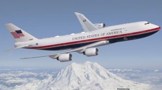 Trump Unveils New Air Force One Aircraft at Joint Base Andrews