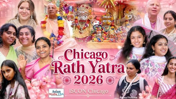 Windy city Vibrant Streets Echo with Devotion: ISKCON Chicago The 52nd Ratha Yatra Paints Loyola Beach in Sacred Colors
