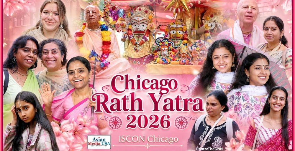 Windy city Vibrant Streets Echo with Devotion: ISKCON Chicago The 52nd Ratha Yatra Paints Loyola Beach in Sacred Colors