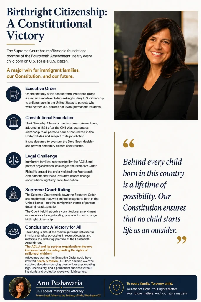 Birthright Citizenship A Constitutional Victory Flyer