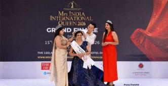 Dr. Alice Mathew ( Las Vegas) Wins Double Honour at Mrs. India International Queen 2026