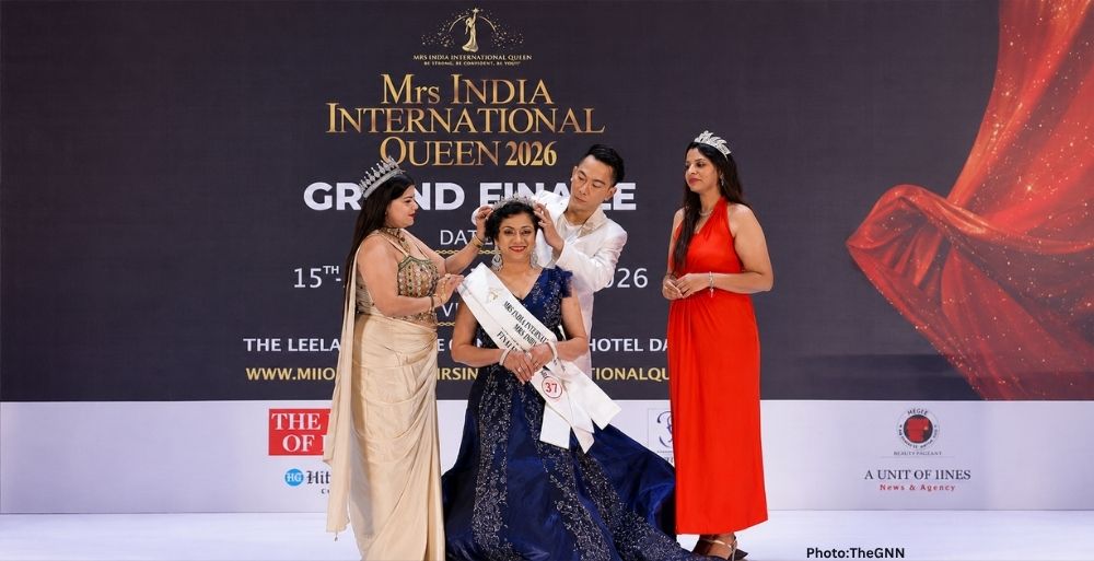 Dr. Alice Mathew ( Las Vegas) Wins Double Honour at Mrs. India International Queen 2026