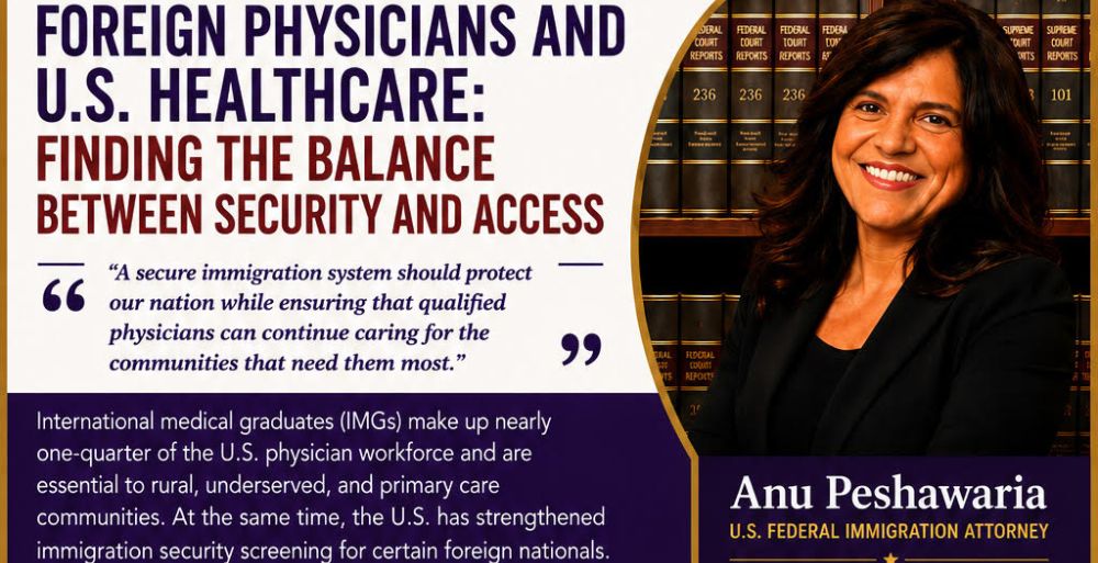 Foreign Physicians and U.S. Healthcare: Finding the Balance Between Security and Access