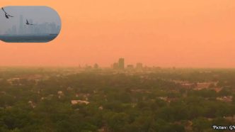 Canadian Wildfires Cause Unhealthy Air Quality Across the U.S. Amid Extreme Heat Wave