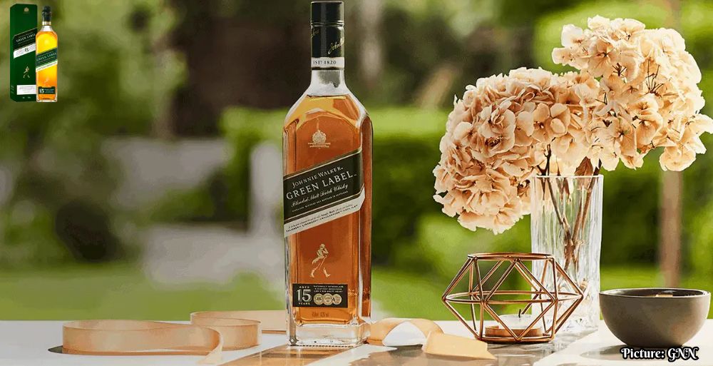Johnnie Walker Green Label 15-Year-Old Scotch Whiskey Priced at Record Low