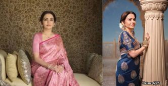 Nita Ambani Showcases Handwoven Tanchoi Saree, Celebrating Banarasi Weaving Tradition
