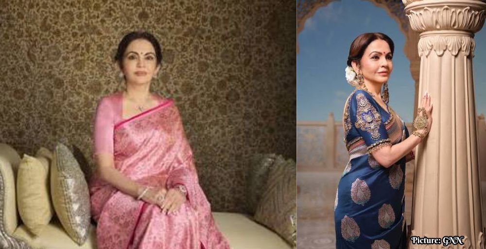 Nita Ambani Showcases Handwoven Tanchoi Saree, Celebrating Banarasi Weaving Tradition