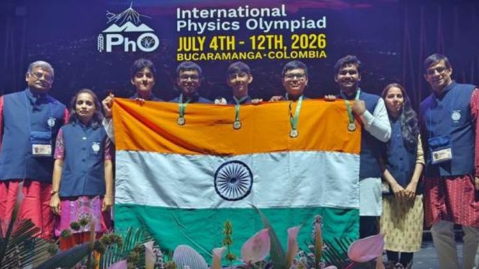 India Wins Five Gold Medals, Secures Joint World No. 1 Rank at International Physics Olympiad 2026