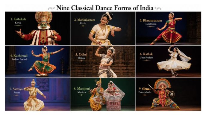 A Journey Through India's Classical Dance Traditions: Nine Timeless Art Forms That Continue to Inspire