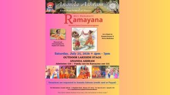East-West School of Dance to Present Annual Ramayana Dance Drama at Ananda Ashram