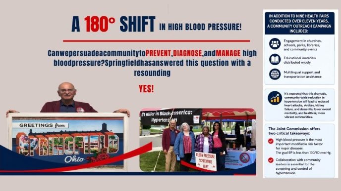 Springfield Initiative Reports Dramatic Improvement in Blood Pressure Control After Decade-Long Prevention Campaign