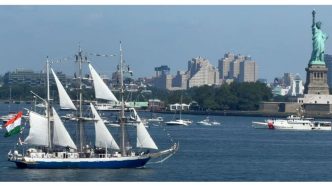 Indian Navy's INS Sudarshini Joins America's 250th Independence Celebrations in New York