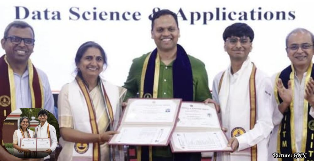 Mother and Son Celebrate Graduation Together from IIT Madras