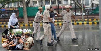 Police Crackdown on CJP Protest in Delhi Leaves Several Injured