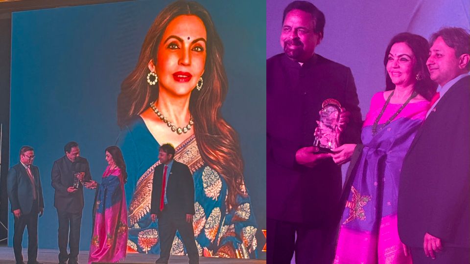 Nita Ambani Receives AAPI Humanitarian Award