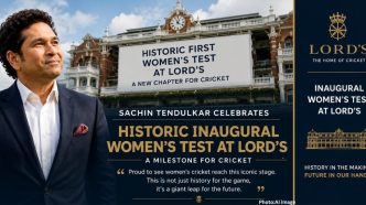 Sachin Tendulkar Celebrates Historic Inaugural Women's Test at Lord's as a Milestone for Cricket