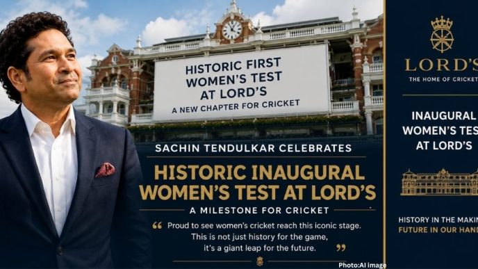 Sachin Tendulkar Celebrates Historic Inaugural Women's Test at Lord's as a Milestone for Cricket