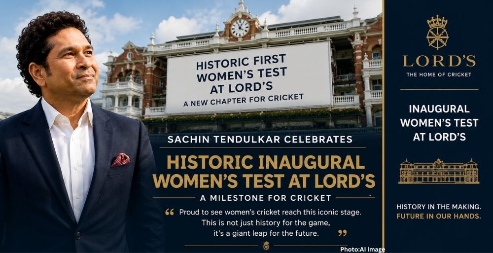 Sachin Tendulkar Celebrates Historic Inaugural Women's Test at Lord's as a Milestone for Cricket