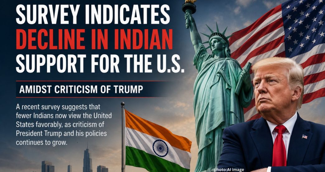 Survey Indicates Decline in Indian Support for the U.S. Amidst Criticism of Trump