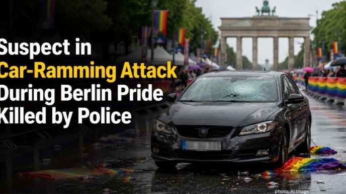Suspect in Car-Ramming Attack During Berlin Pride Killed by Police
