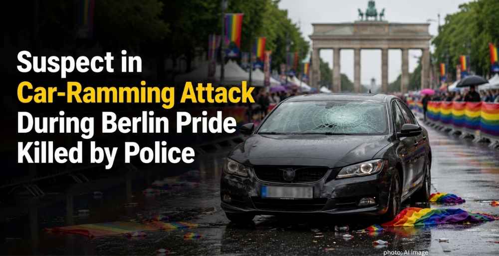 Suspect in Car-Ramming Attack During Berlin Pride Killed by Police