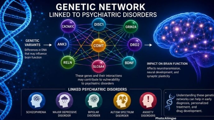 University of Barcelona Study Uncovers Genetic Network Linked to Psychiatric Disorders