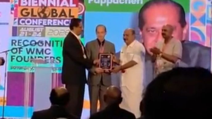 A Global Architect of Malayalee Unity: Andrew Pappachen Honored with WMC Lifetime Achievement Award 
