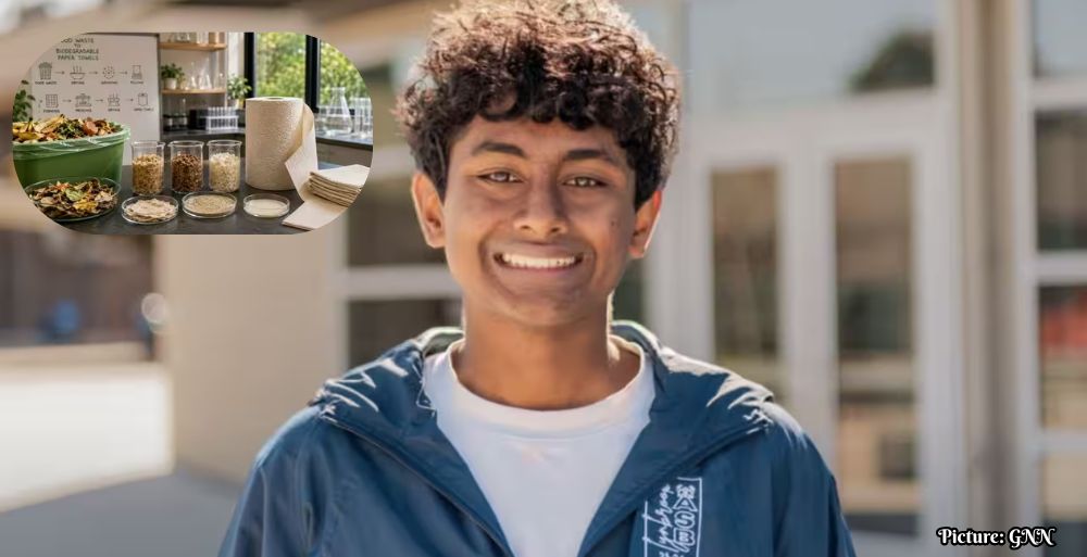 California Teen Innovates Biodegradable Paper Towels from Food Waste