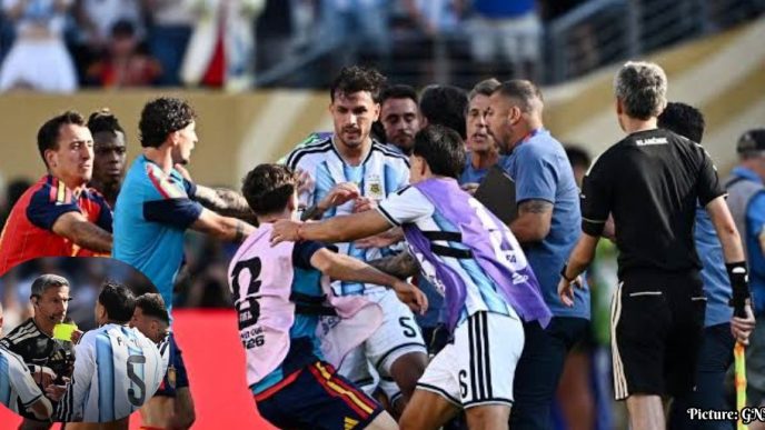 FIFA Sanctions Argentina Players and Staff for Post-World Cup Final Brawl