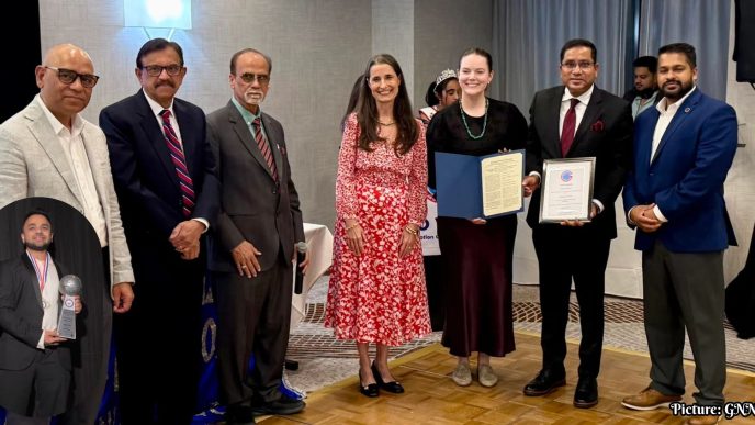 GOPIO-Virginia Honors South Asian Herald Founder for Journalistic Excellence